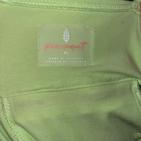 Free People Hot Shot Onesie in key lime - Picture 3 of 3